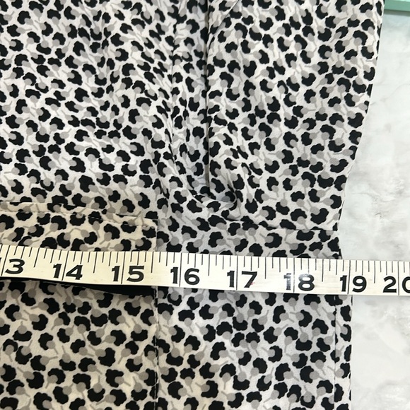 LOFT  WOMENS BUTTON DOWN BLOUSE ZEBRA PRINT LIGHTWEIGHT SZ  SMALL - Picture 11 of 12